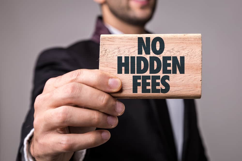 A Man Holding A No Hidden Fees Sign — Unfair Dismissal Solutions in Australia